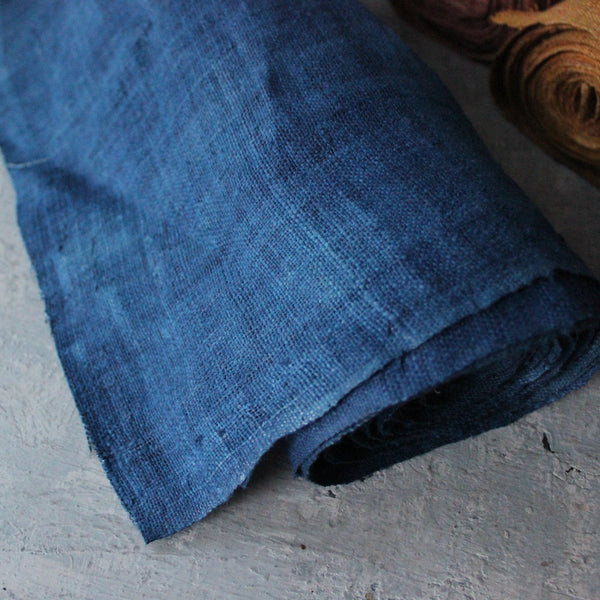 Handwoven Hemp Fabric Indigo – Tribe Castlemaine