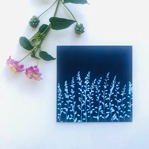 Botanical Cyanotype Art Greeting Cards