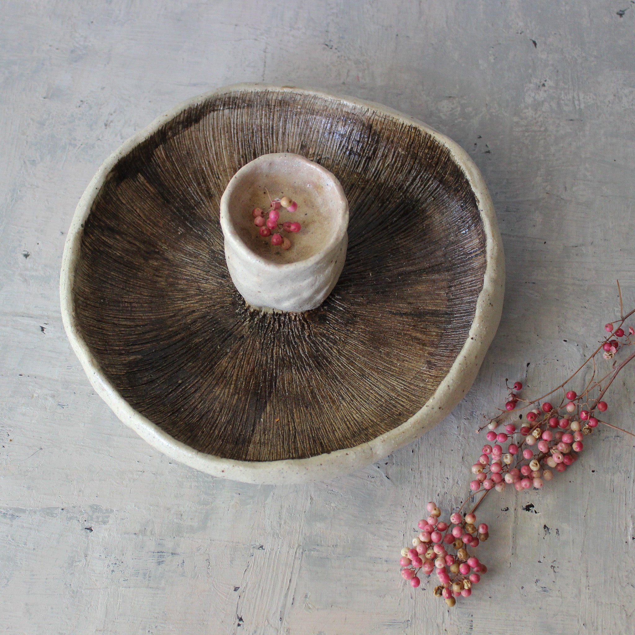 Giant Ceramic Mushroom