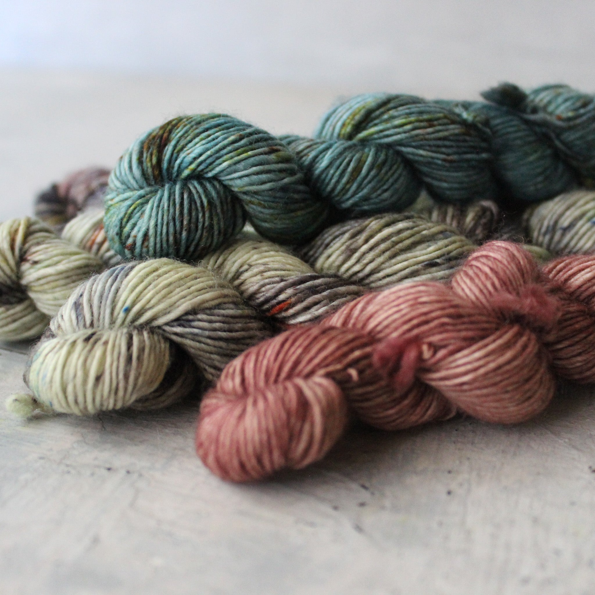 Hand Dyed Merino Mini Skeins