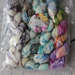 Hand Dyed Merino Mini Skeins