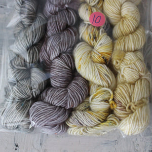 Hand Dyed Merino Mini Skeins