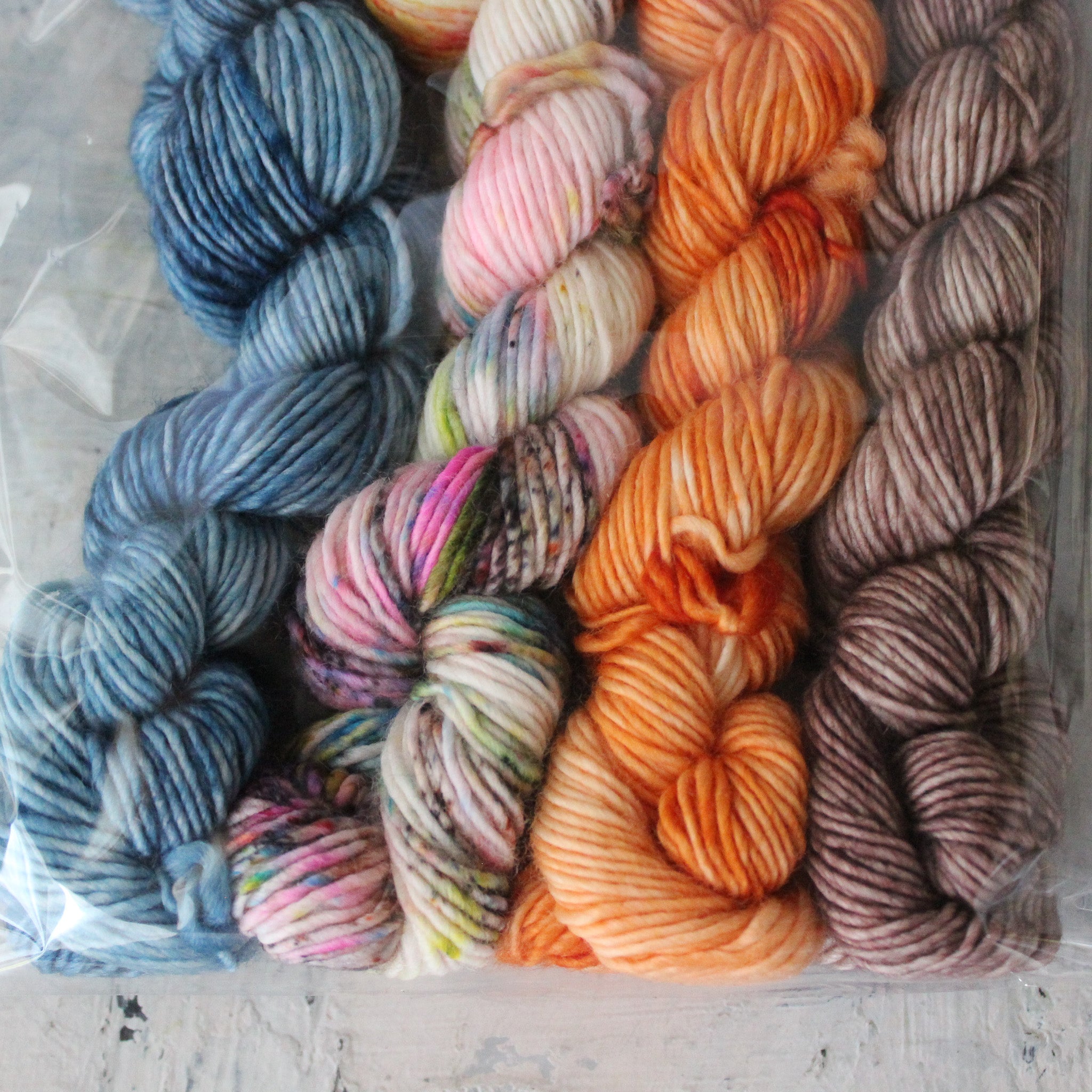 Hand Dyed Merino Mini Skeins