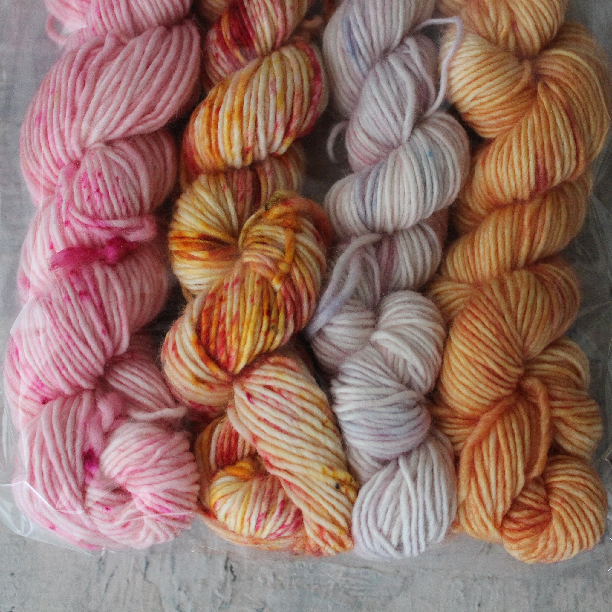 Hand Dyed Merino Mini Skeins