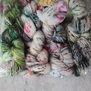 Hand Dyed Merino Mini Skeins