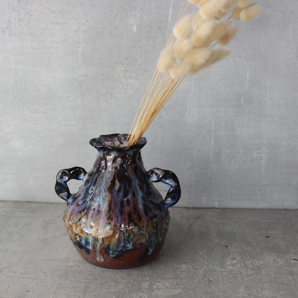 RAW Dark Large Urn Vase