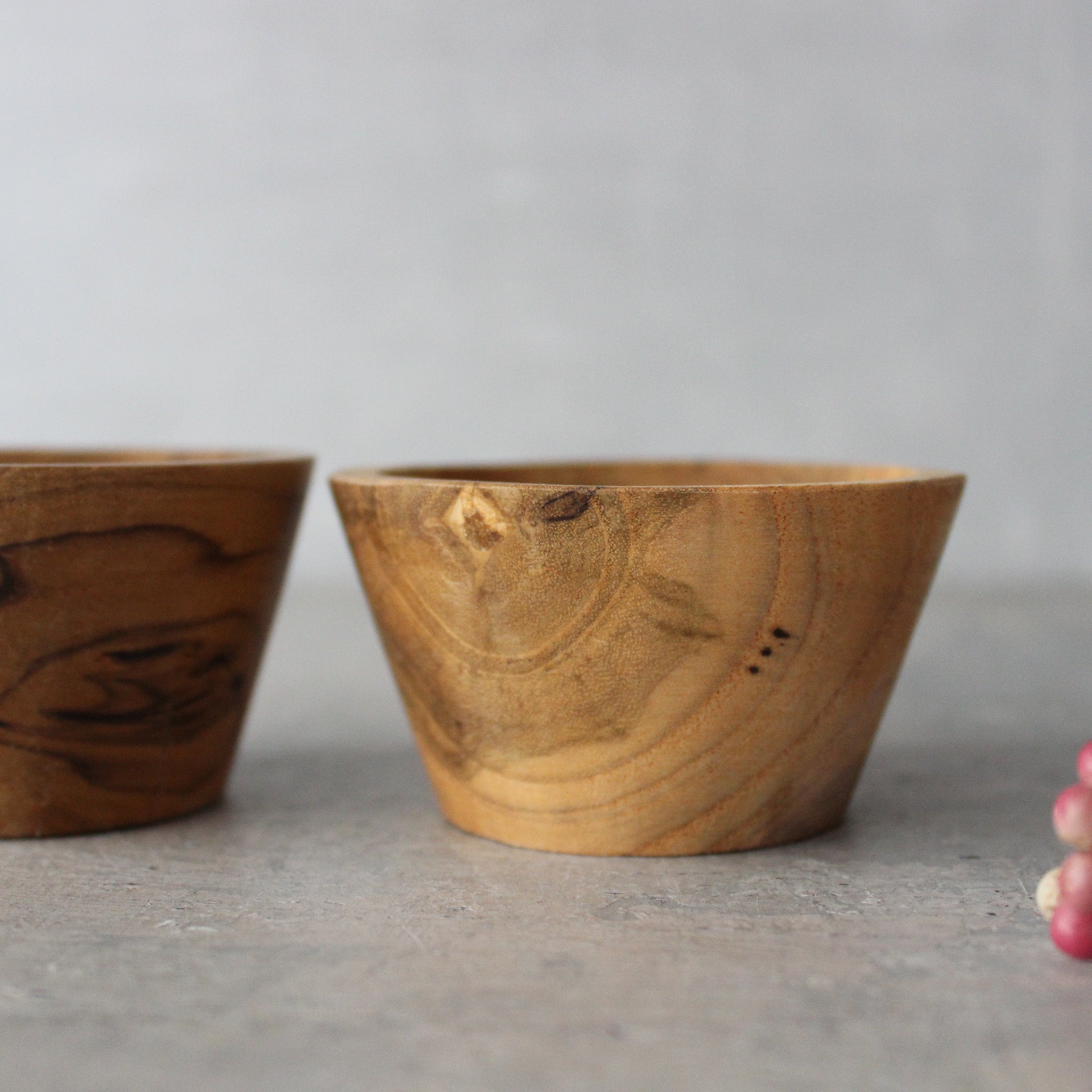 Little Teak Ramekin Bowls