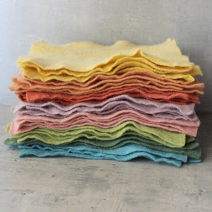 Hand Dyed Wool Felt Sheets