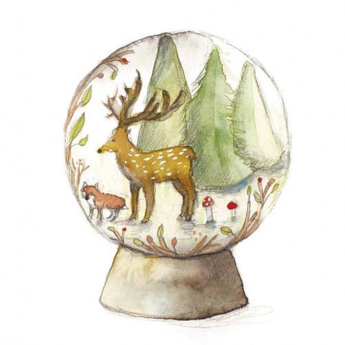 Anna Pignataro Card 'Christmas Dome' - Tribe Castlemaine