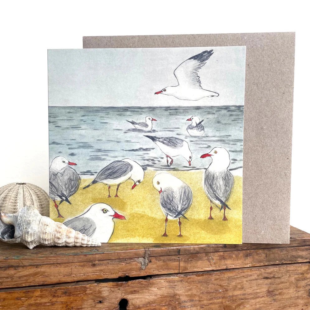 Beach Birds Greeting Cards - Bridget Farmer - Tribe Castlemaine