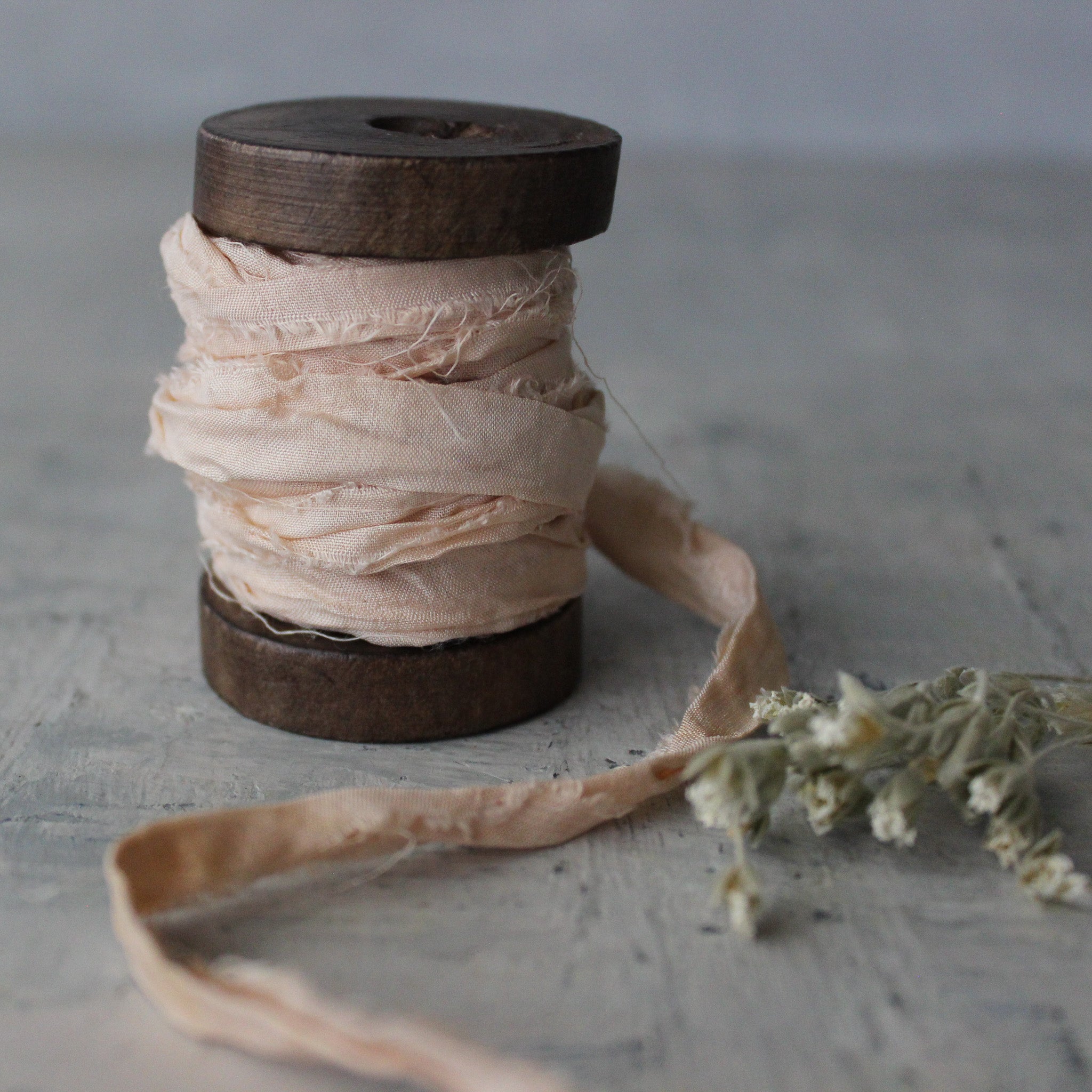 Botanical Dye Silk Ribbon Bobbins - Tribe Castlemaine