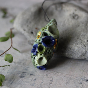 Ceramic Coral Pod Necklace - Tribe Castlemaine