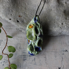 Ceramic Coral Pod Necklace - Tribe Castlemaine