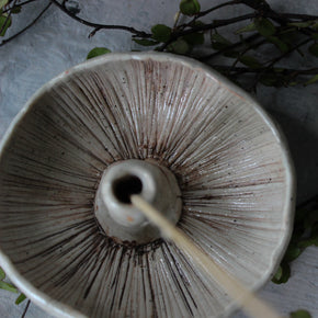 Ceramic Mushroom Specimen Keeper / Incense Holder Dishes - Tribe Castlemaine