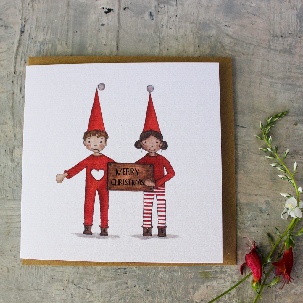 Christmas Elf Card by Forest & Fig - Tribe Castlemaine