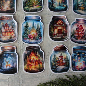 Christmas Jar Sticker Packs - Tribe Castlemaine