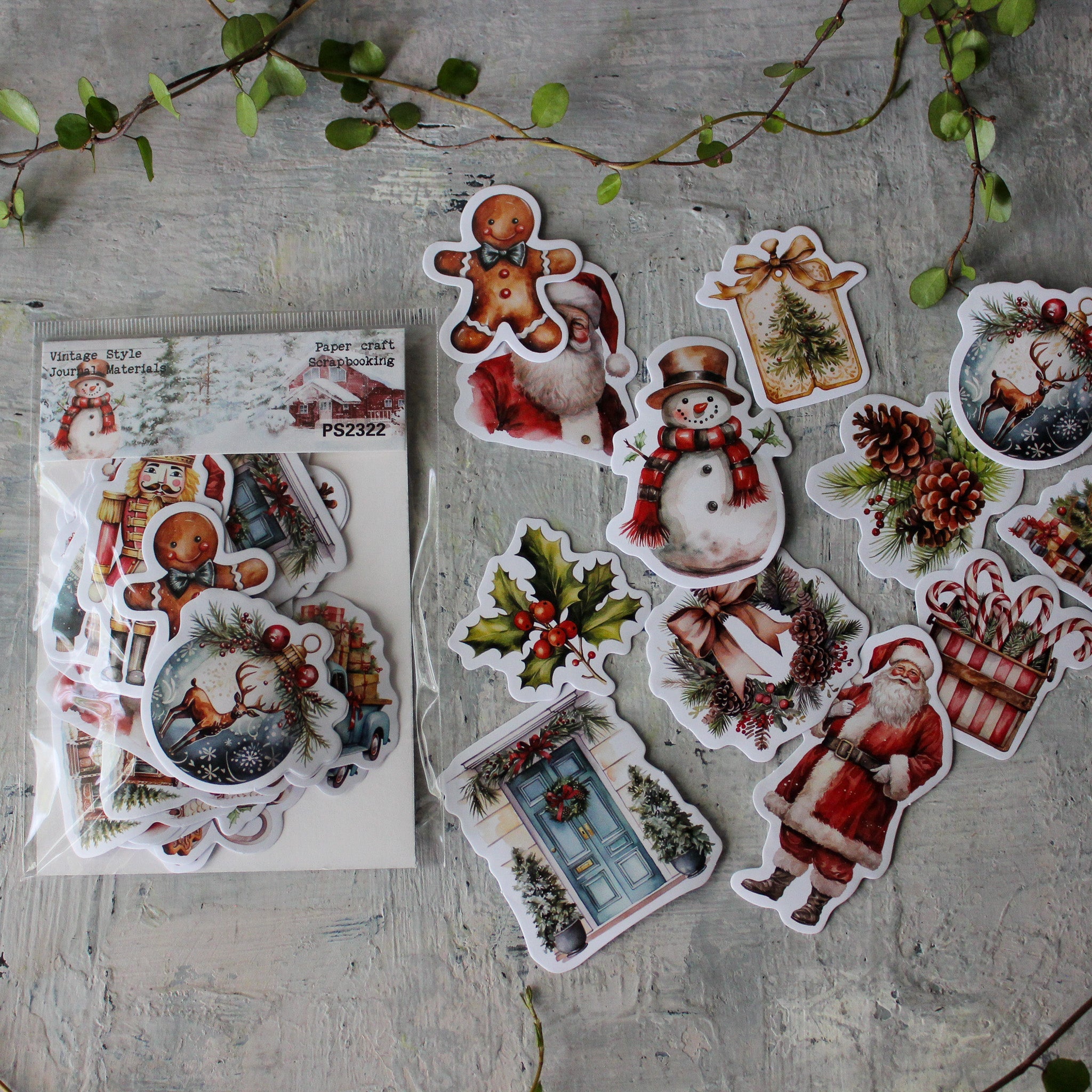 Christmas Sticker Packs - Tribe Castlemaine