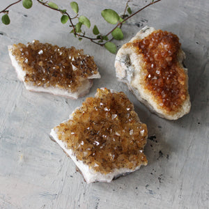 Citrine Crystal Clusters - Tribe Castlemaine