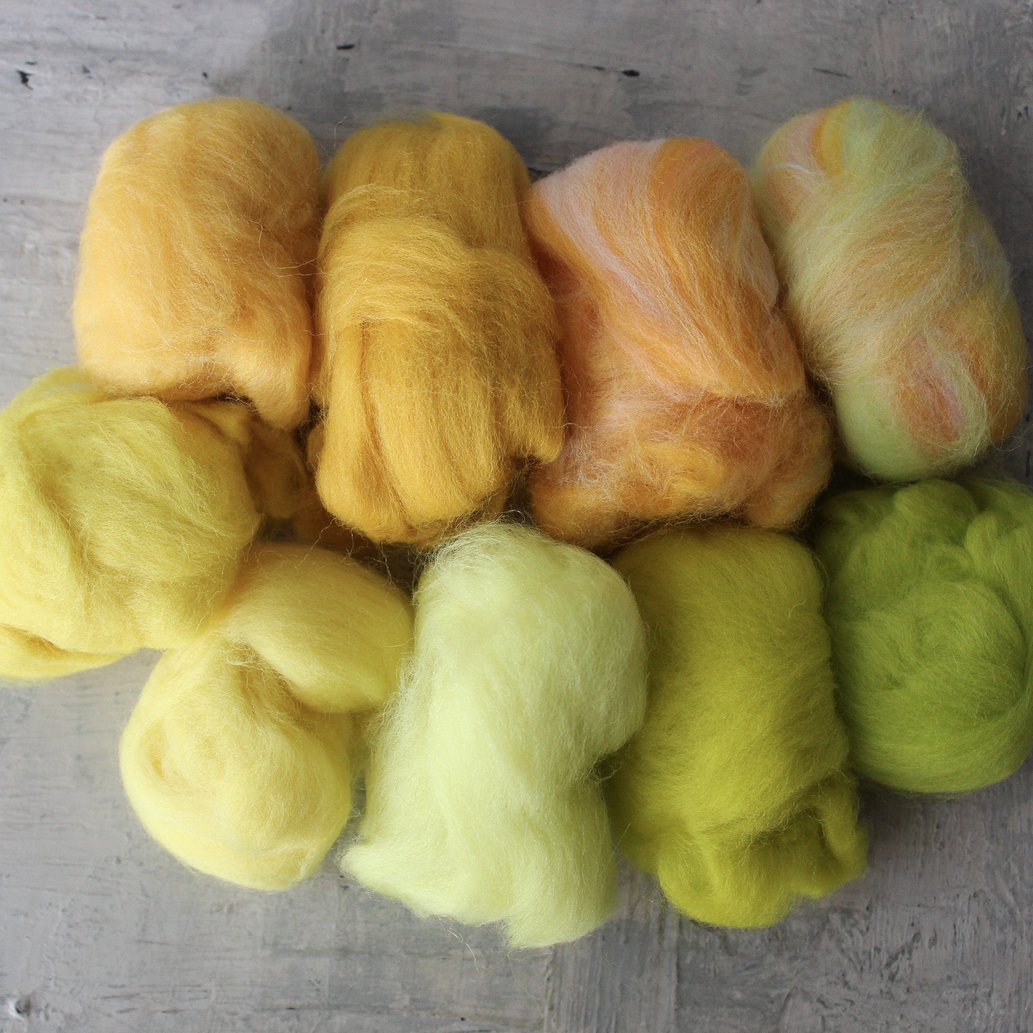 Coloured Wool Fleece Roving - Tribe Castlemaine