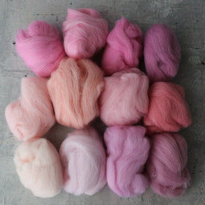 Coloured Wool Fleece Roving - Tribe Castlemaine