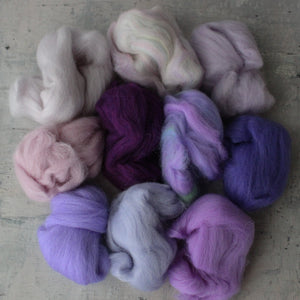 Coloured Wool Fleece Roving - Tribe Castlemaine