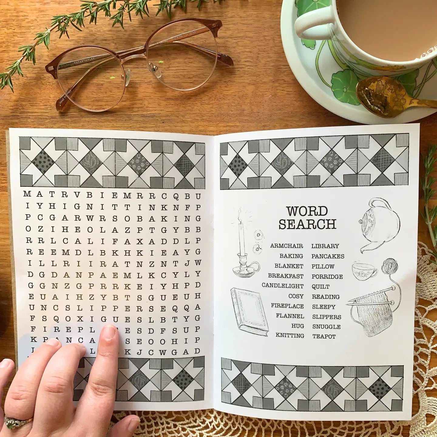 Cosy Activity Book by Anna Seed - Tribe Castlemaine