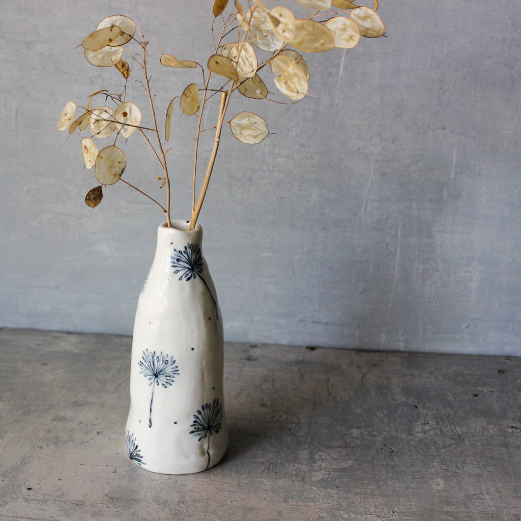 Dandelion Bottle Vase - Tribe Castlemaine