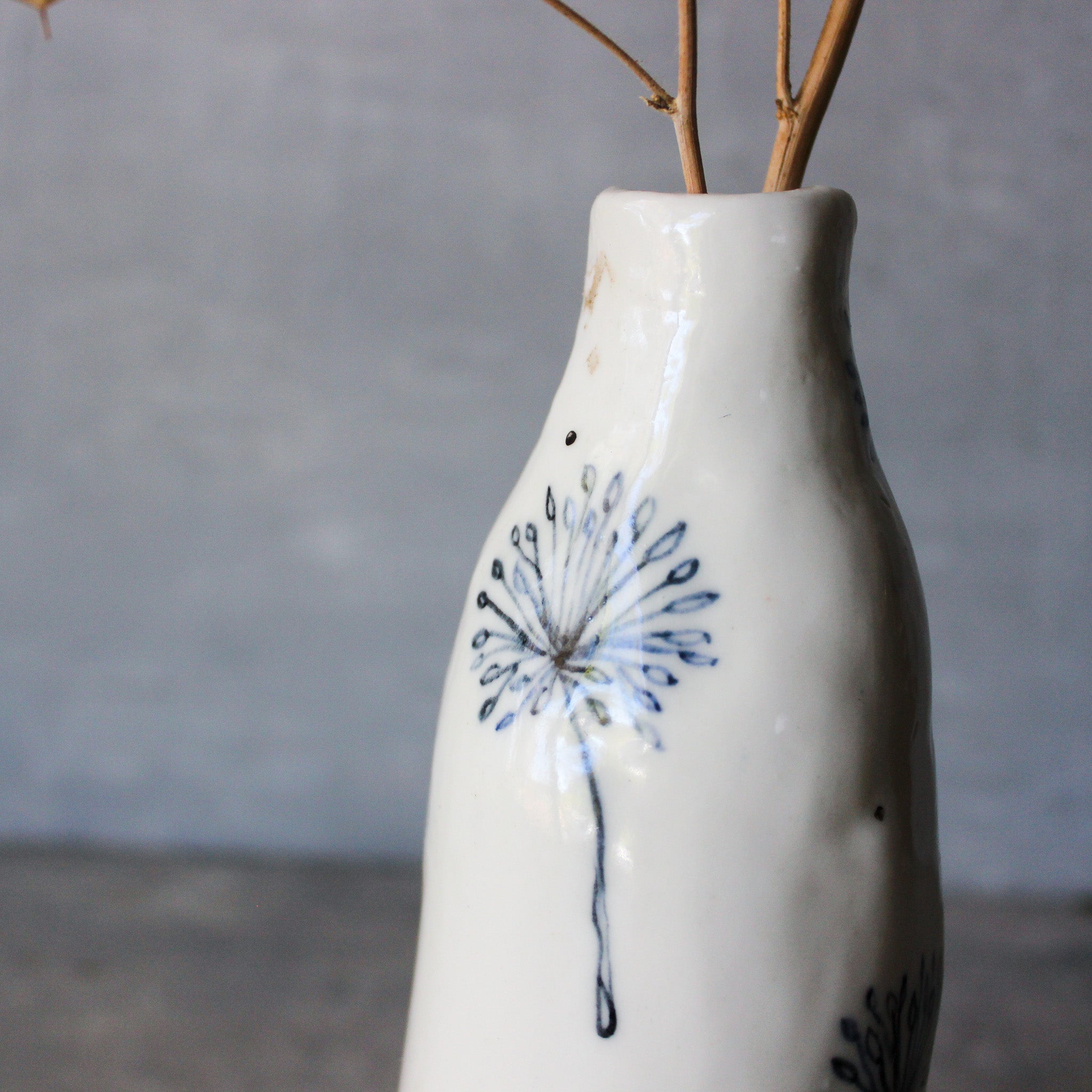 Dandelion Bottle Vase - Tribe Castlemaine