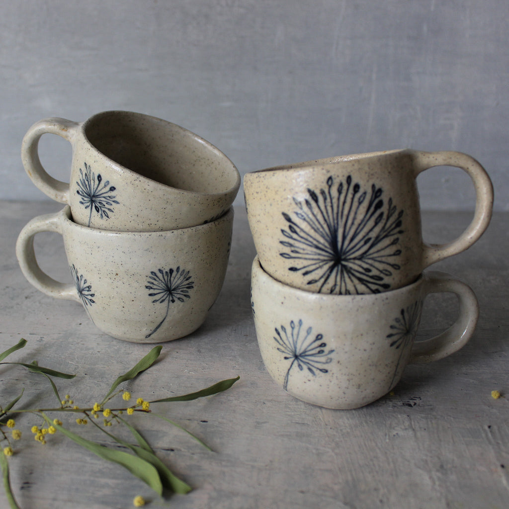 Dandelion Handled Cups - Tribe Castlemaine