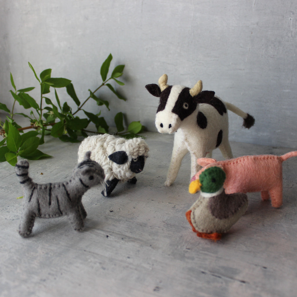 Felt Farm Animals - Tribe Castlemaine