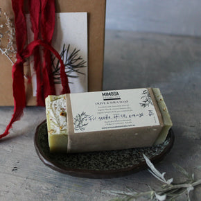 Festive Farmhouse Soap & Ceramic Soap Dish Gift Box - Tribe Castlemaine