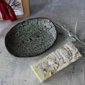 Festive Farmhouse Soap & Ceramic Soap Dish Gift Box - Tribe Castlemaine