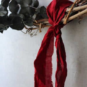 Festive Recycled Silk Ribbon - Tribe Castlemaine