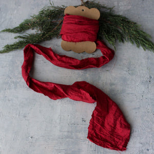 Festive Recycled Silk Ribbon - Tribe Castlemaine