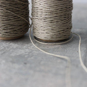 Flax Linen Cord Soy Wax Coated - Tribe Castlemaine