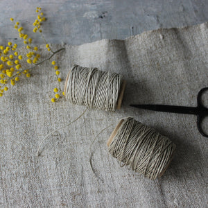 Flax Linen Cord Soy Wax Coated - Tribe Castlemaine