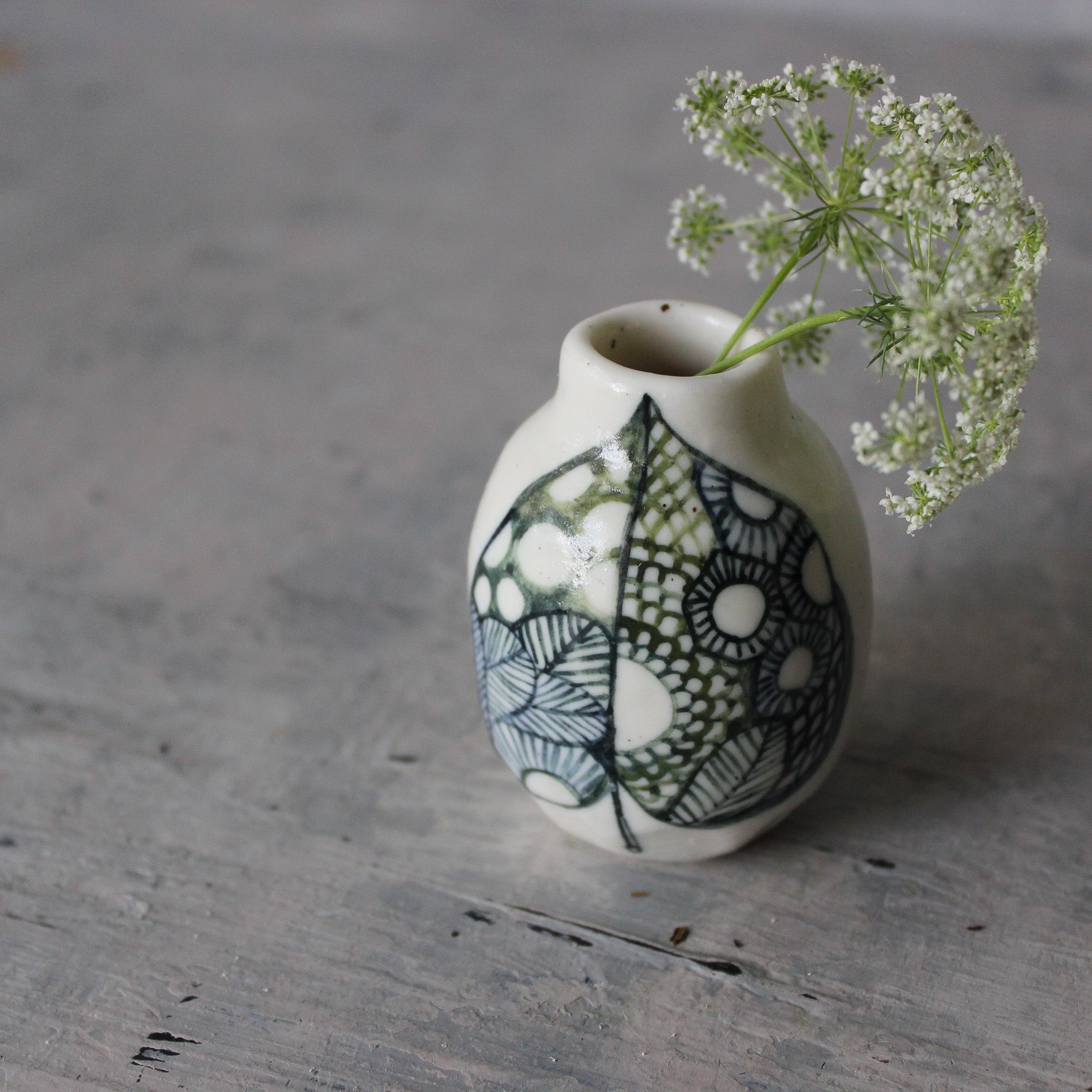 Green Leaf Bud Vase - Tribe Castlemaine