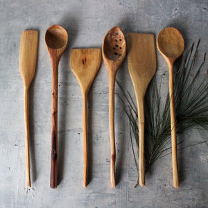 Hand Carved She-Oak Cooking Utensils - Tribe Castlemaine