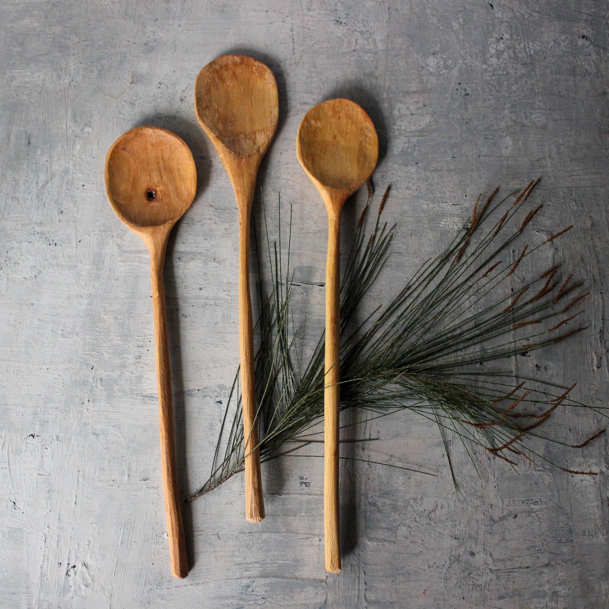 Hand Carved She-Oak Cooking Utensils - Tribe Castlemaine