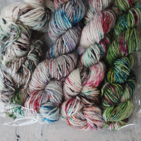 Hand Dyed Merino Mini Skeins - Tribe Castlemaine