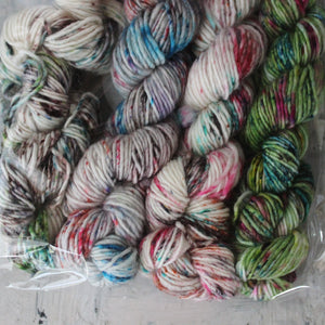 Hand Dyed Merino Mini Skeins - Tribe Castlemaine