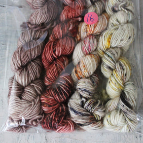 Hand Dyed Merino Mini Skeins - Tribe Castlemaine