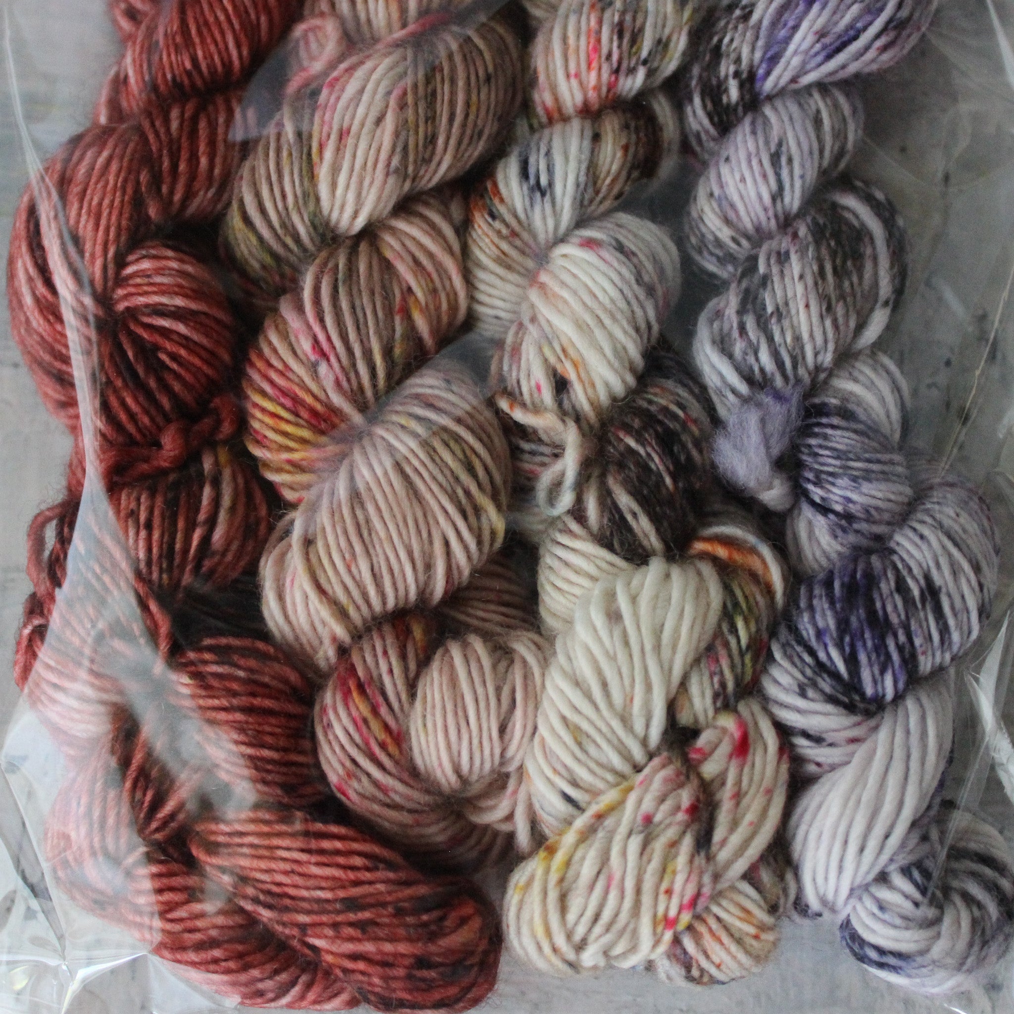 Hand Dyed Merino Mini Skeins - Tribe Castlemaine