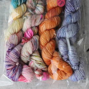 Hand Dyed Merino Mini Skeins - Tribe Castlemaine