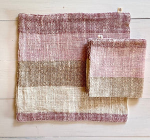 Handwoven Cotton Face Washers - Tribe Castlemaine