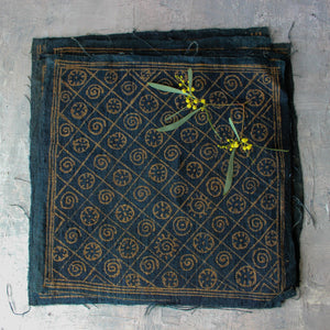 Handwoven Hemp Batik Placemat Panels - Tribe Castlemaine