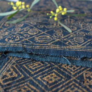 Handwoven Hemp Batik Placemat Panels - Tribe Castlemaine