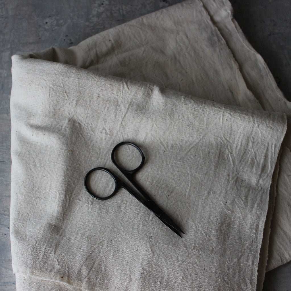 Handwoven Hemp Fabric Natural - Tribe Castlemaine