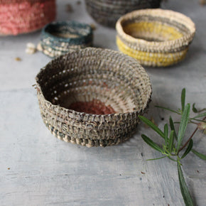 Handwoven Raffia Basket Collection #2 - Tribe Castlemaine