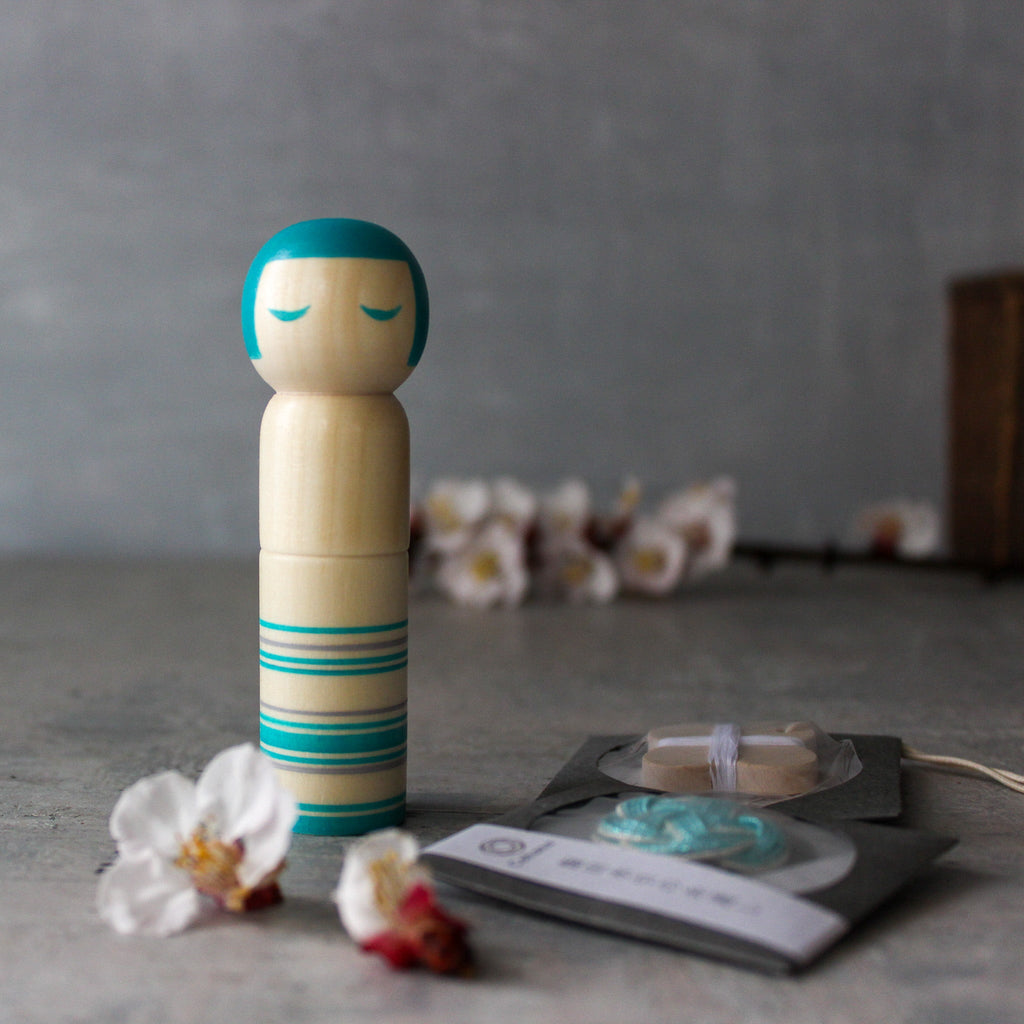 Kokeshi Doll Needlecase Pincushion Set - Tribe Castlemaine